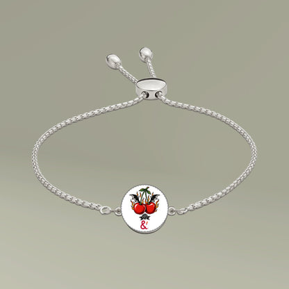 Eyeliner & Arson — Flaming Cherries Picture Charm Bracelet