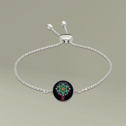 Eyeliner & Arson — Seed of Life Picture Charm Bracelet