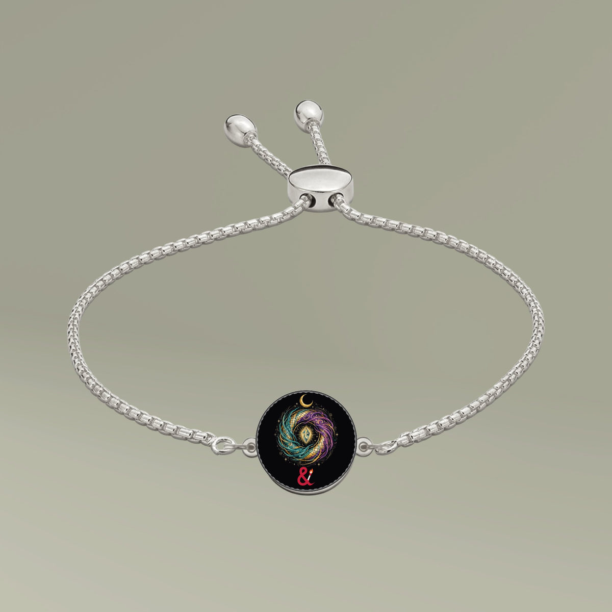 Eyeliner & Arson — Torus Picture Charm Bracelet