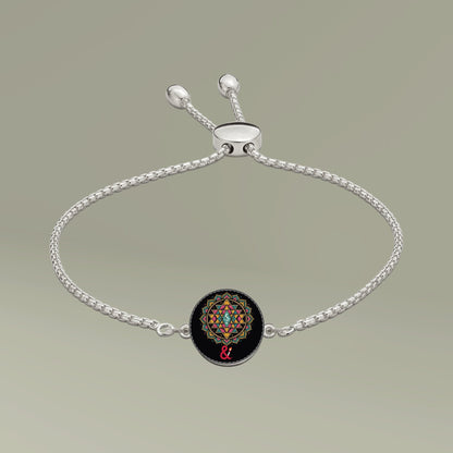 Eyeliner & Arson — Sri Yantra Picture Charm Bracelet
