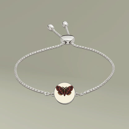 Eyeliner & Arson — Death Moth Picture Charm Bracelet