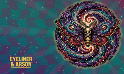 Eyeliner & Arson — Galaxy Moth Car Magnet