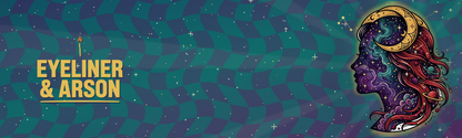 Eyeliner & Arson — Moon Goddess Car Magnet