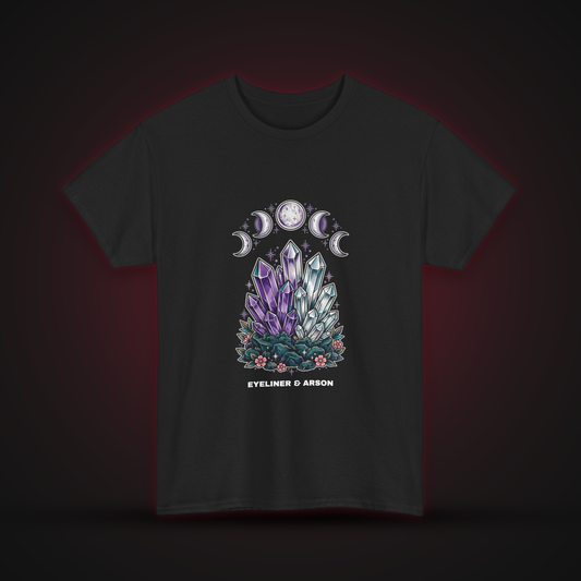 Eyeliner & Arson — Crystal Moons Tee