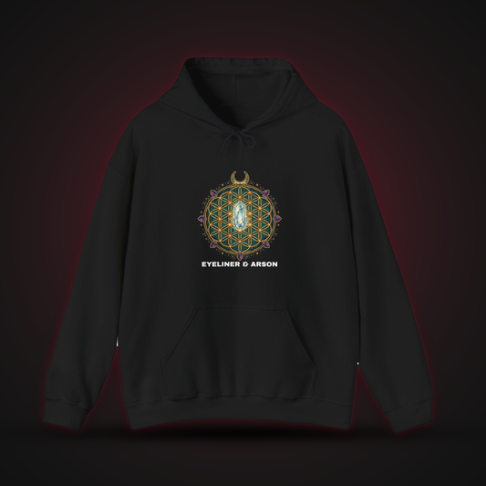 Eyeliner & Arson — Flower of Life Hoodie